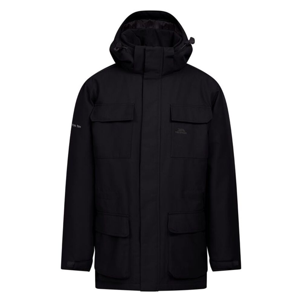 Trespass Mens Skerry Waterproof Jacket / Black